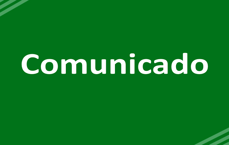 Comunicado sobre a reforma do telhado e uso das respectivas salas