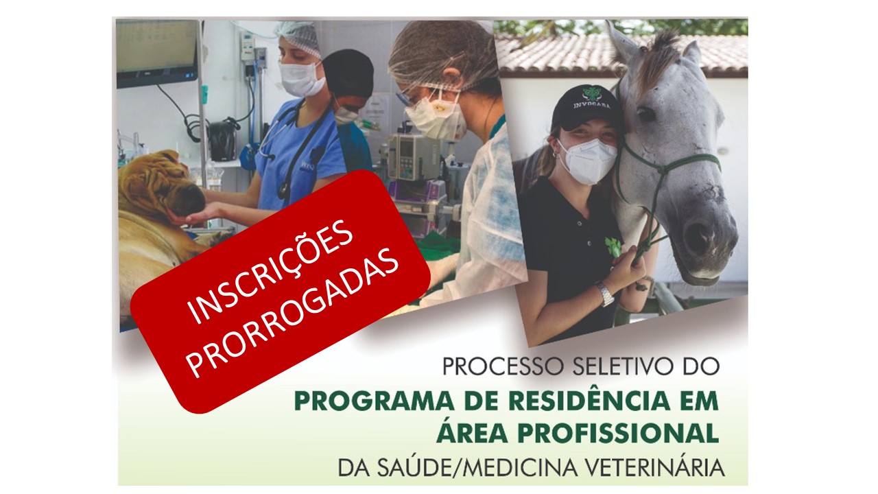 Prorrogação das inscrições no processo seletivo – Turma 2021