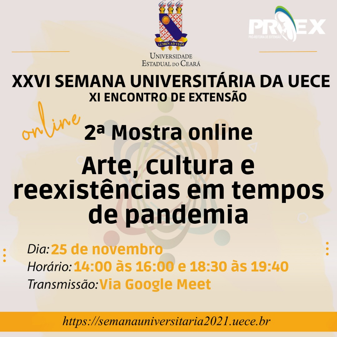 Proex promove o XI Encontro de Extensão na Semana Universitária da Uece