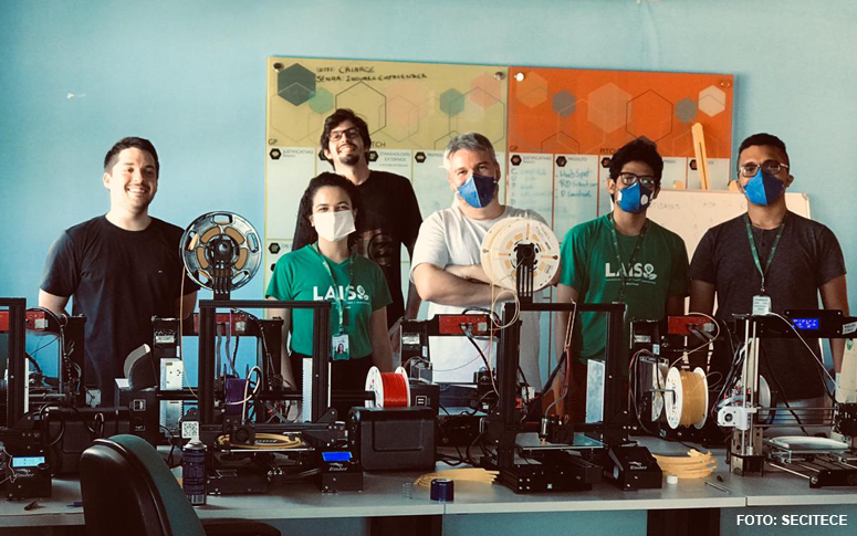Uece participa de iniciativa que visa imprimir em 3D itens para profissionais da Saúde