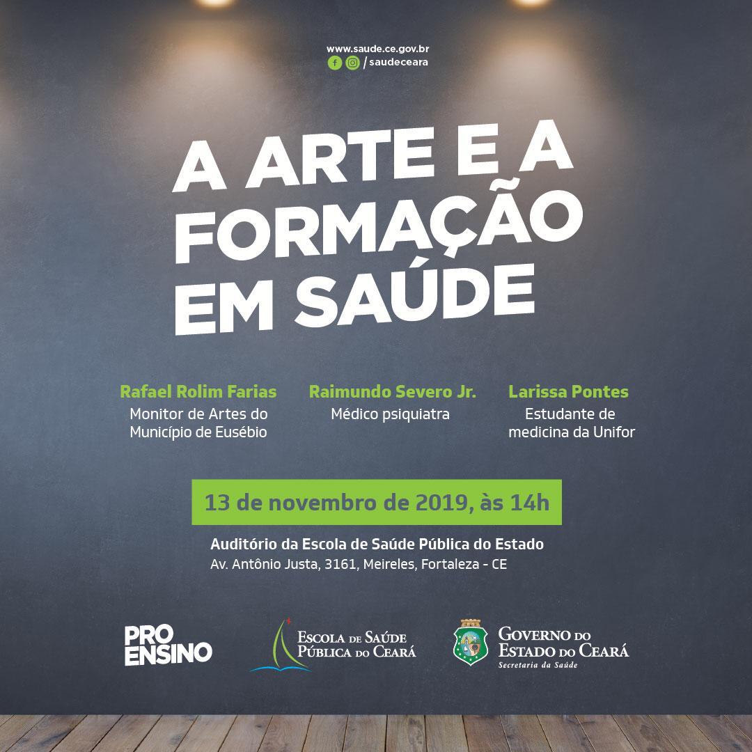 Fórum Temático A arte e a formação na saúde