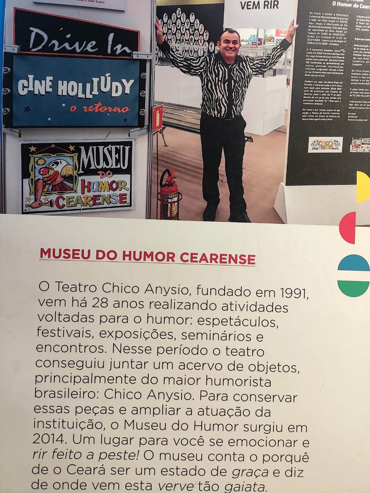 Professores do Centro de Educação celebram o Dia dos Professores com visita ao Museu do Humor Cearense/Teatro Chico Anysio