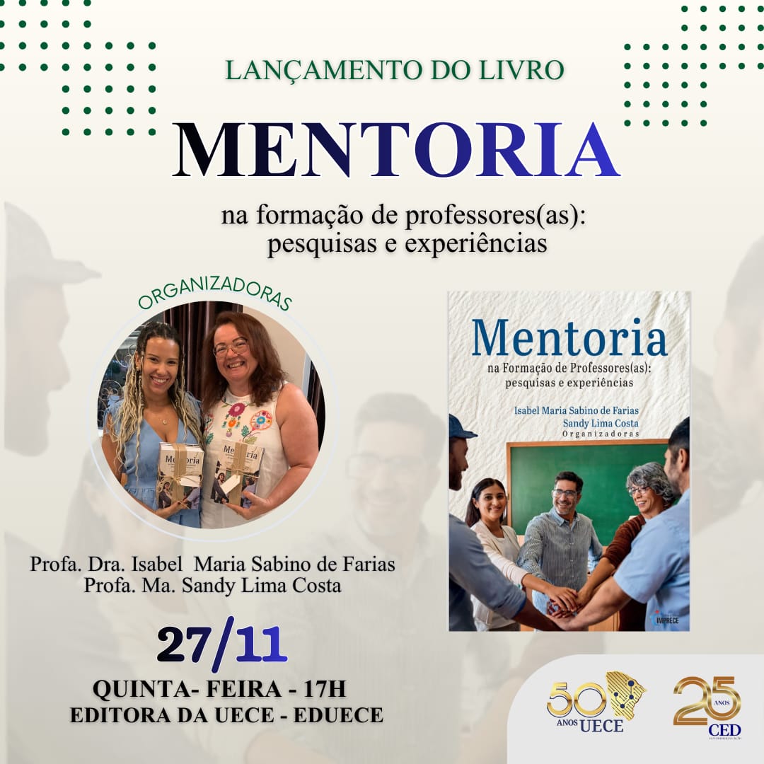 Lançamento do Livro – Mentoria na formação de professores(as): pesquisas e experiências