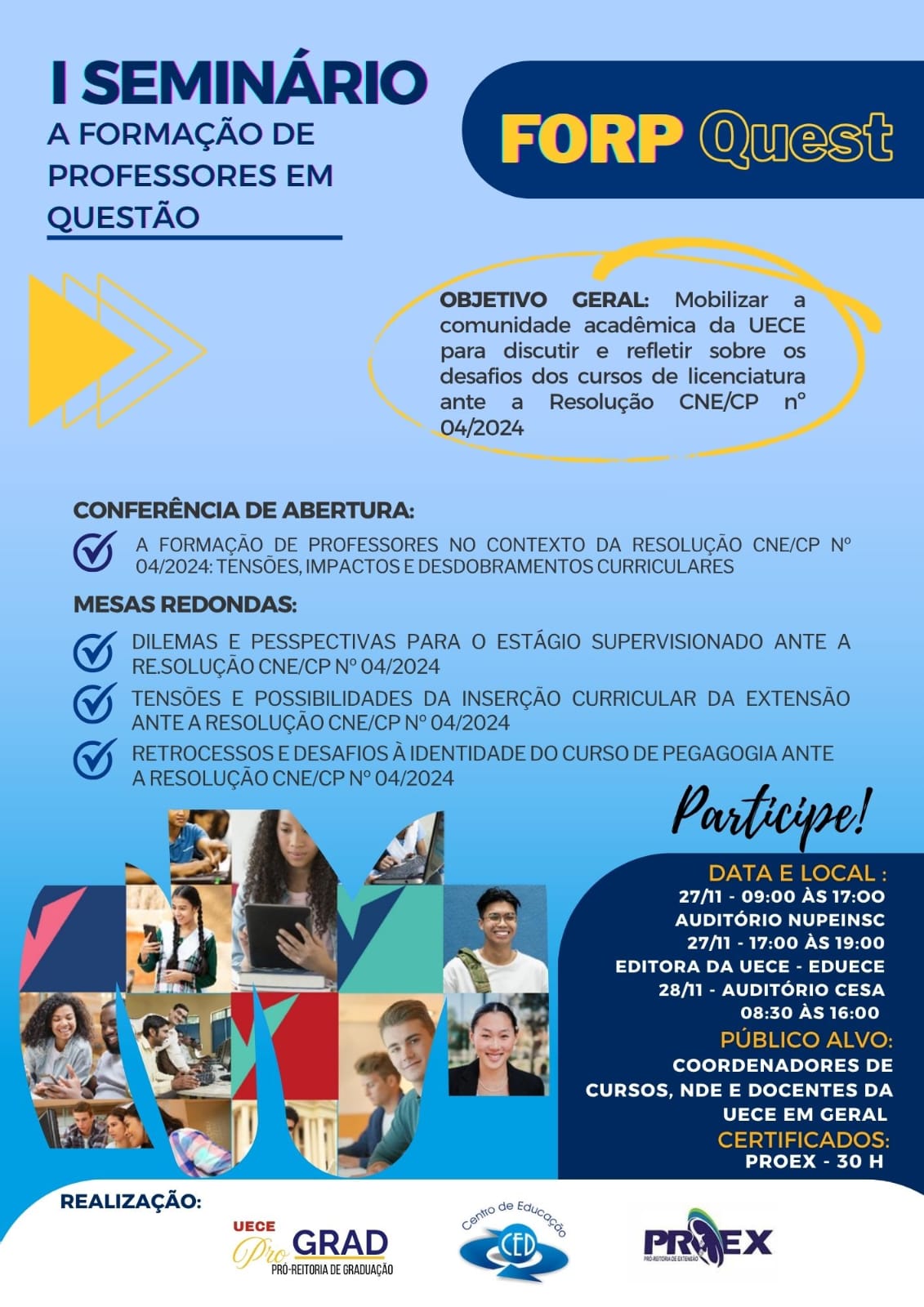 I Seminário A Formação de Professores Em Questão