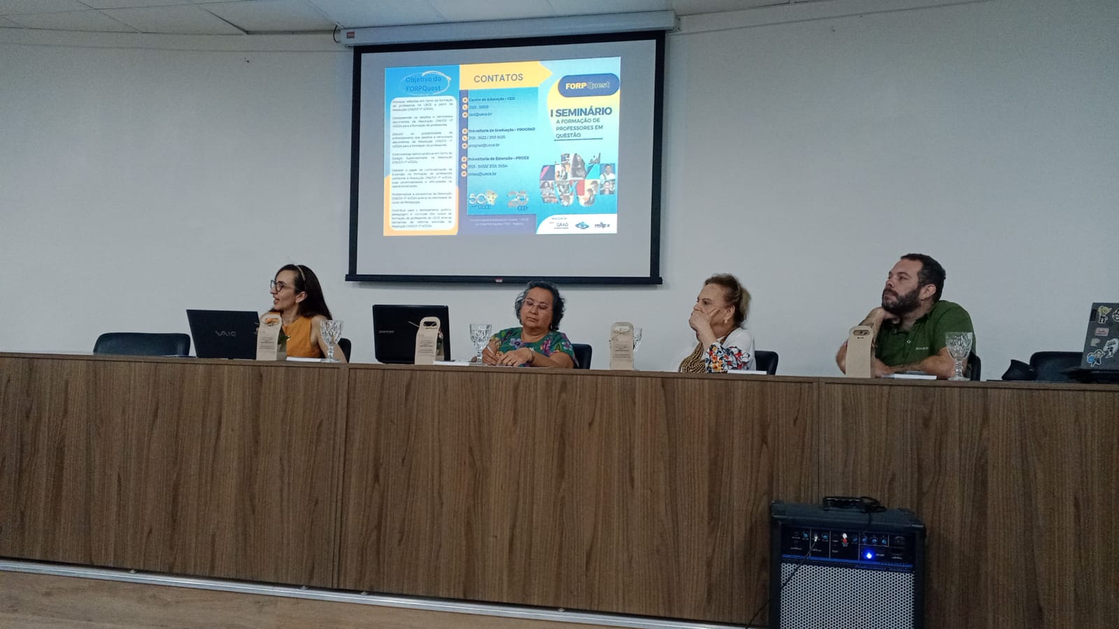 Primeiro Seminário “A Formação de Professores em Questão — FORPQUEST” promove debates sobre os desafios das licenciaturas diante da Resolução CNE/CP nº 04/2024