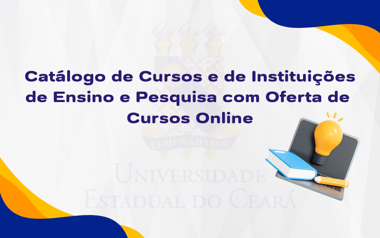 Catálogo de Cursos e de Instituições de Ensino e Pesquisa com Oferta de Cursos Online.
