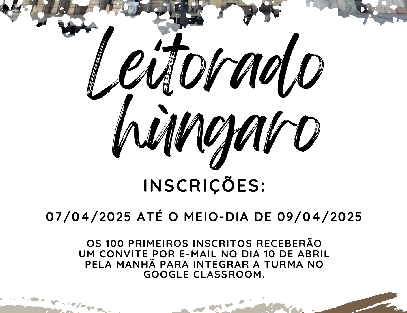 Pré-inscrições abertas para o curso de Leitorado Húngaro 2025.1.