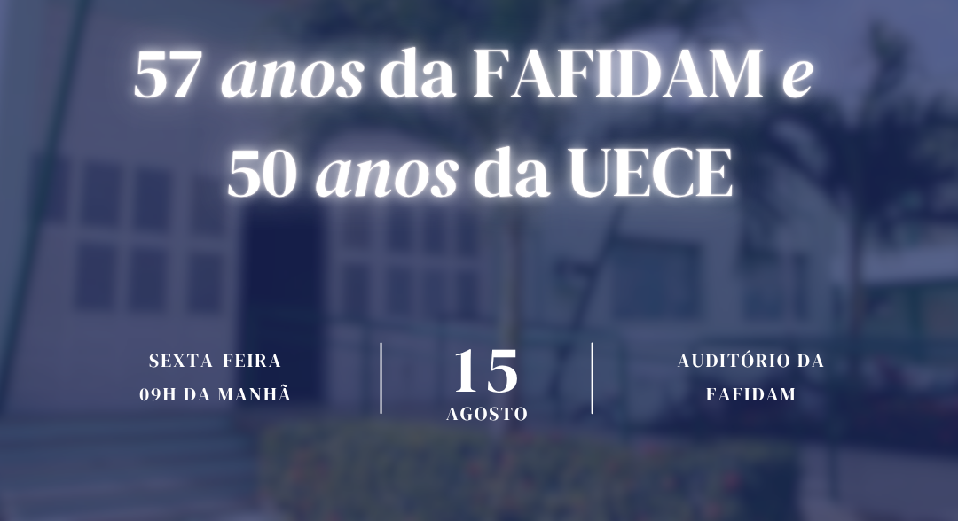 [CONVITE] SESSÃO SOLENE – 57 ANOS DA FAFIDAM