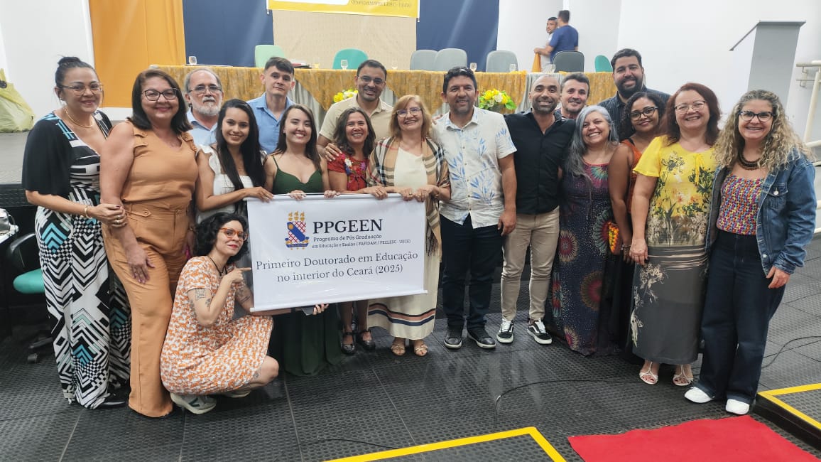 MARCO HISTÓRICO NA FAFIDAM/UECE 2025 – AULA MAGNA NO PRIMEIRO DOUTORADO EM EDUCAÇÃO NO INTERIOR DO CEARÁ, NO PROGRAMA DE PÓS-GRADUAÇÃO EM EDUCAÇÃO E ENSINO (PPGEEN)