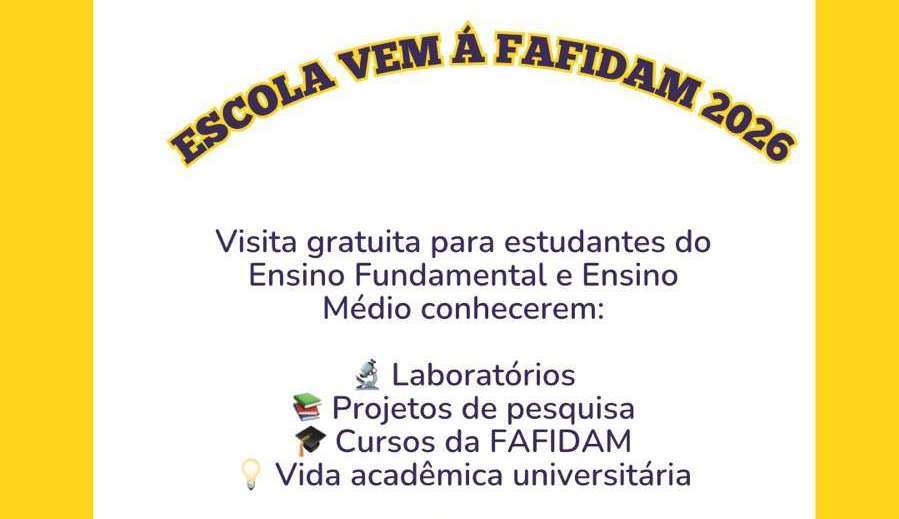 FAFIDAM abre suas portas para escolas da região com o projeto “Escola Vem à FAFIDAM 2026”