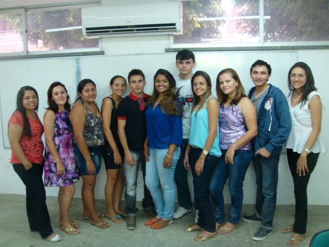 Alguns dos concludentes do semestre 2014.1