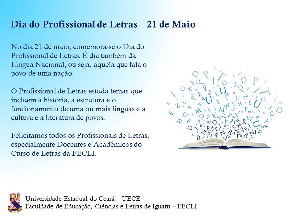 Dia do Profissional de Letras