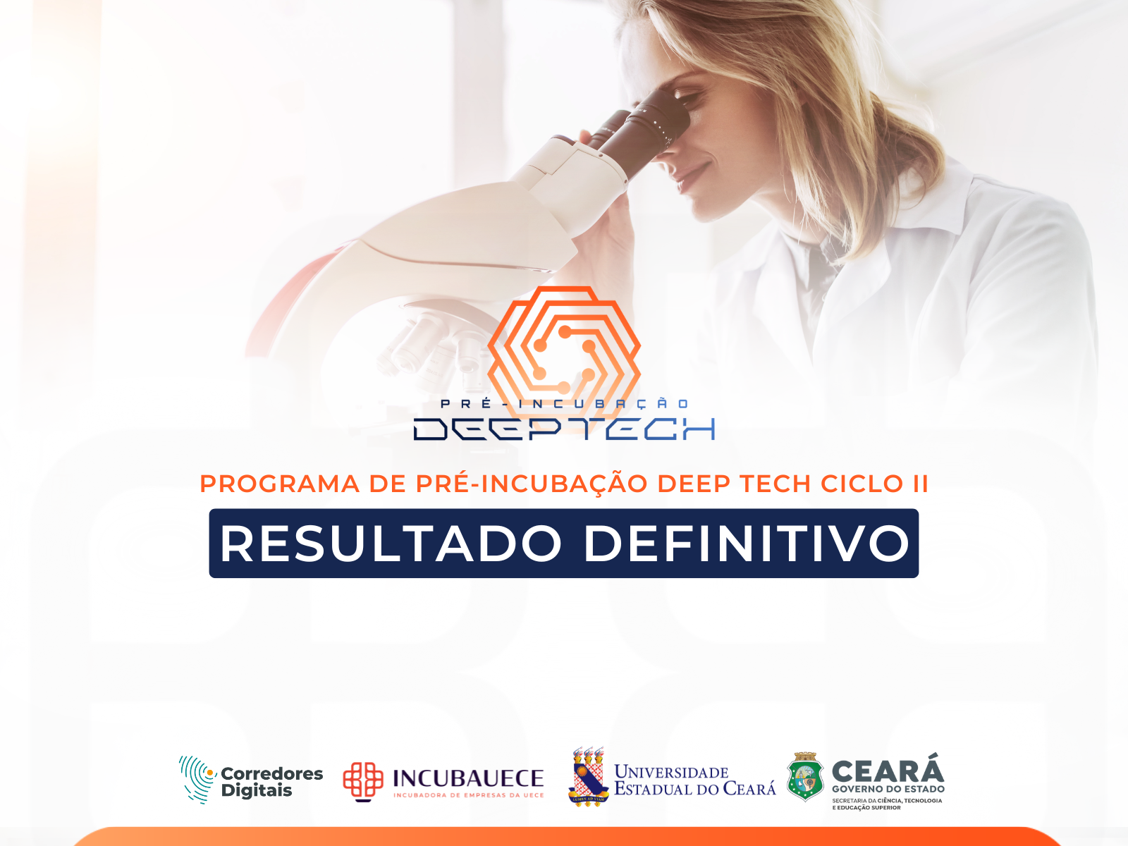 Resultado Definitivo | Programa de Pré-Incubação Deep Tech – Ciclo 2