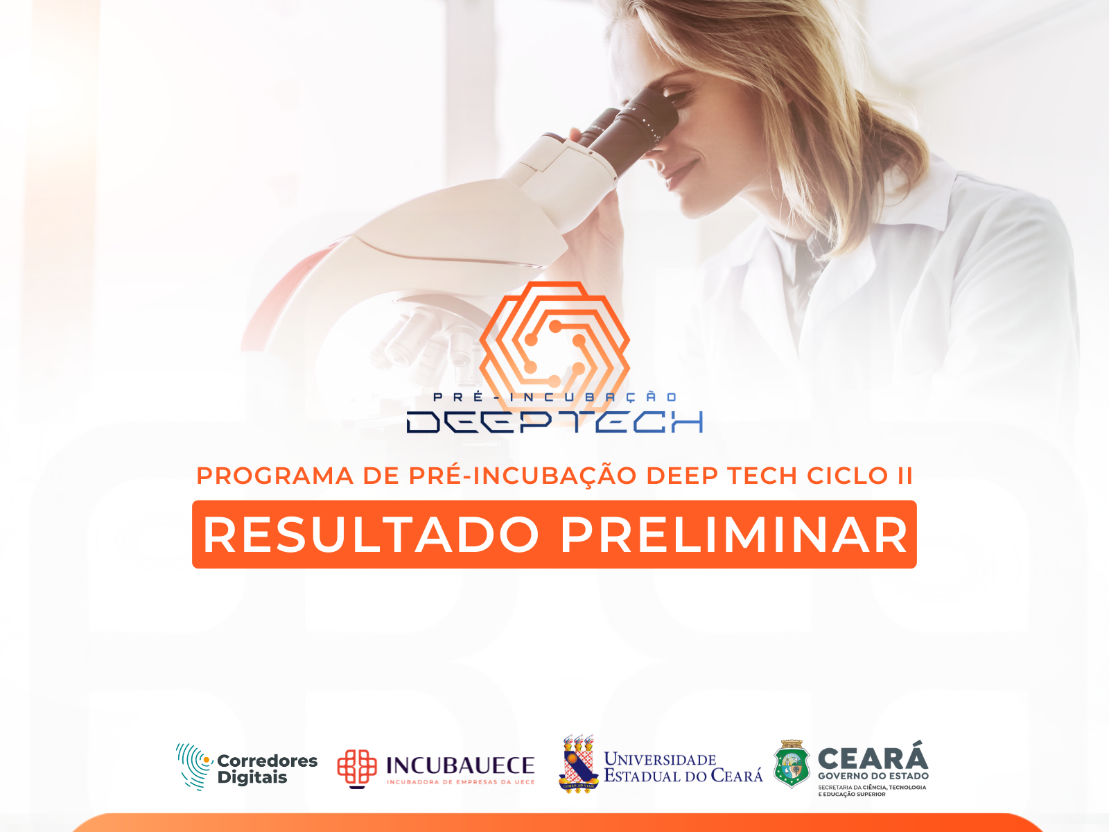 Resultado Preliminar das Equipes Pré-selecionadas para o 2º Ciclo do Programa de Pré-incubação da INCUBAUECE