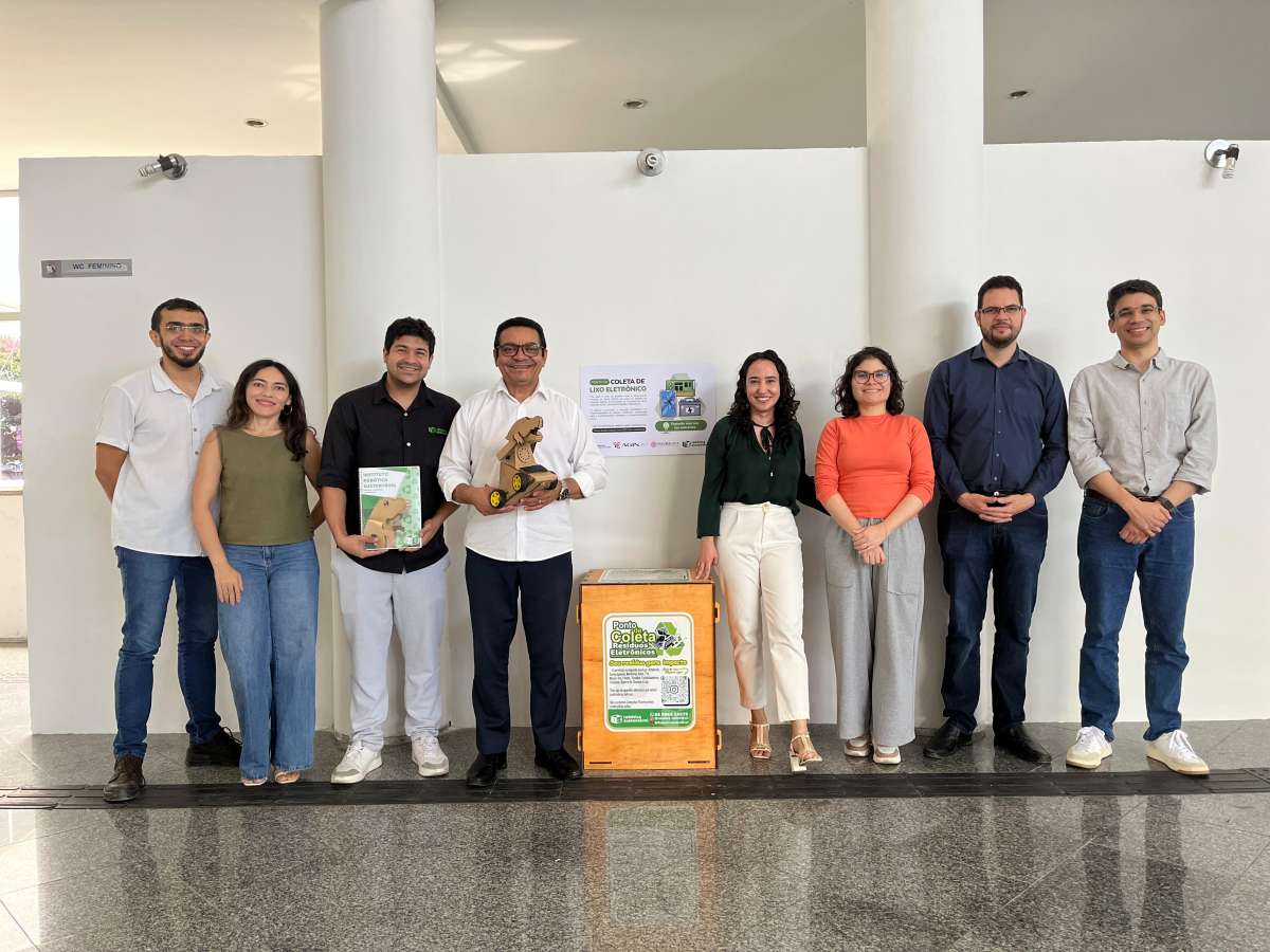 INCUBAUECE apoia instalação de ponto de coleta para lixo eletrônico na Reitoria da Uece