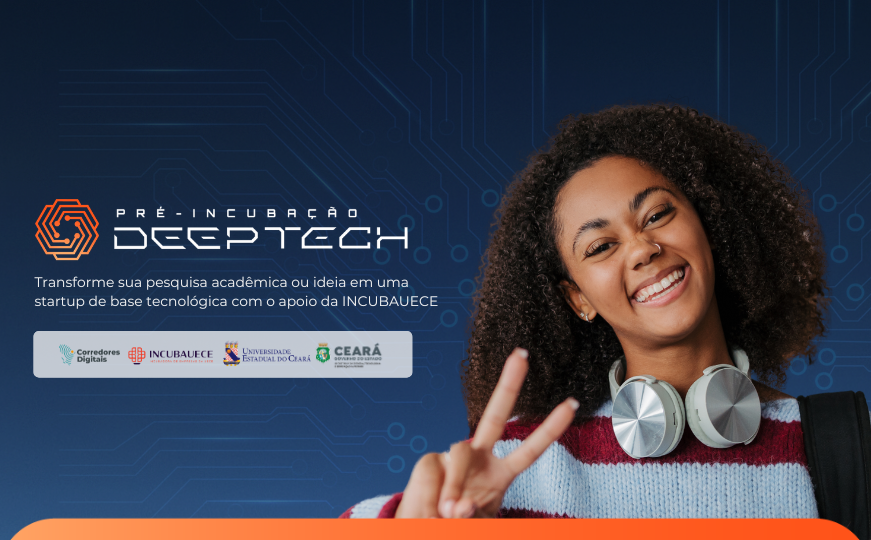 INCUBAUECE abre inscrições para Programa de Pré‑Incubação Deep Tech 2026
