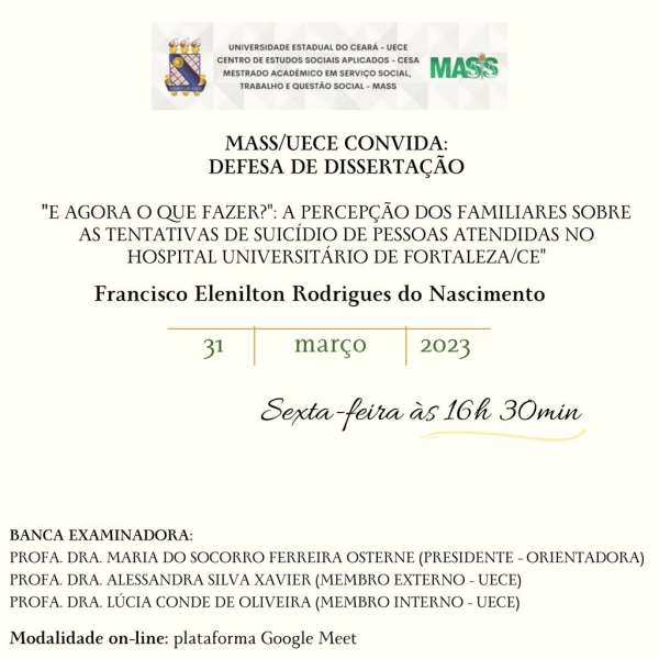 MASS Mestrado Acadêmico em Serviço Social - Modelo