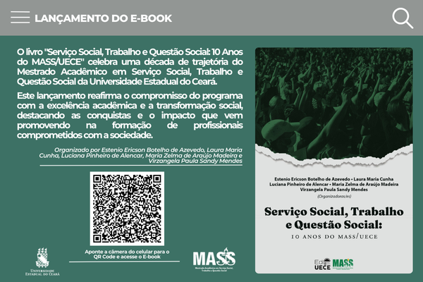 Lançamento – “Serviço Social, Trabalho e Questão Social: 10 Anos do MASS/UECE”