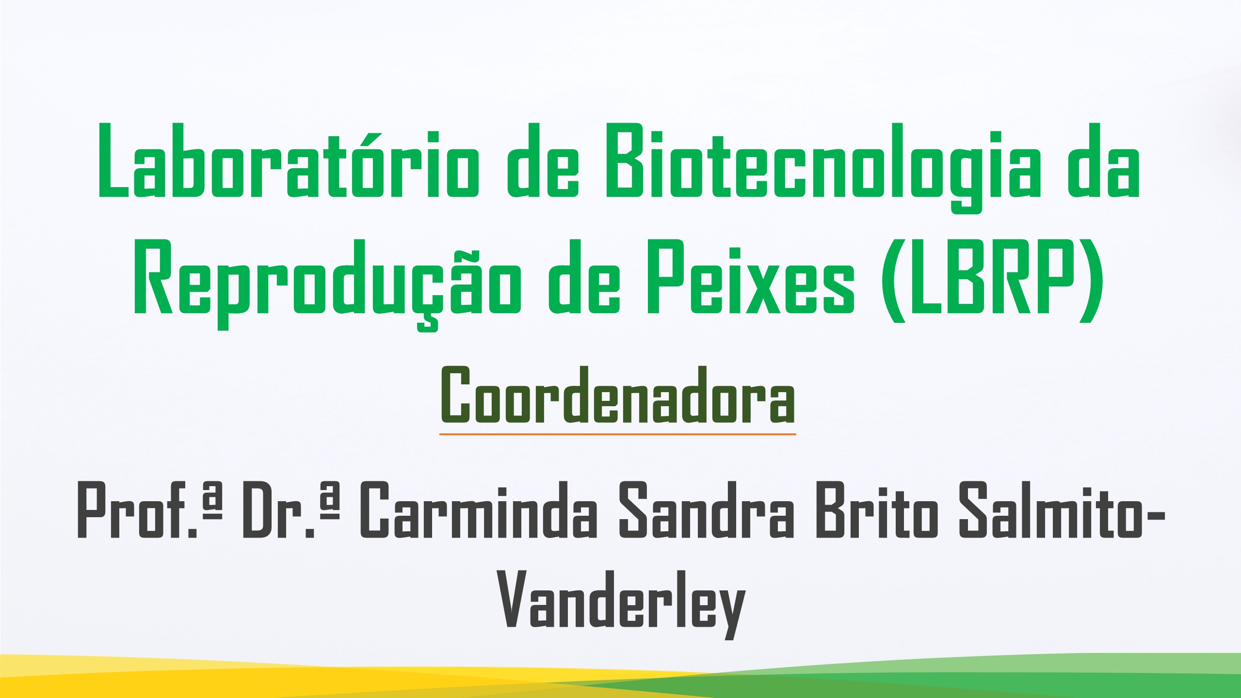 Laboratório de Biotecnologia da Reprodução de Peixes (LBRP)