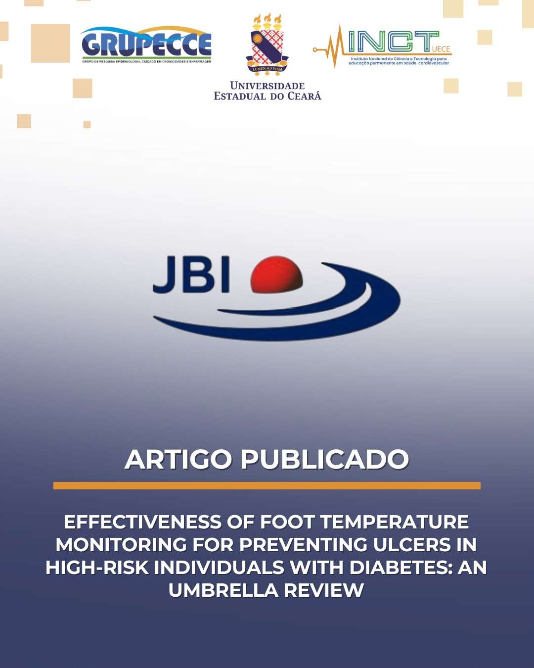 Produção científica do PPCCLIS ganha visibilidade internacional com publicação na JBI Evidence Synthesis