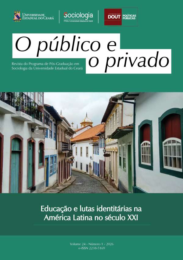 Capa revista o público e o privado