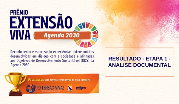 UECE divulga resultado da análise documental do Prêmio Extensão Viva! Agenda 2030