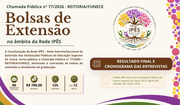 Rede Ipês publica resultado final da análise documental e cronograma de entrevistas da Chamada Pública nº 77/2026
