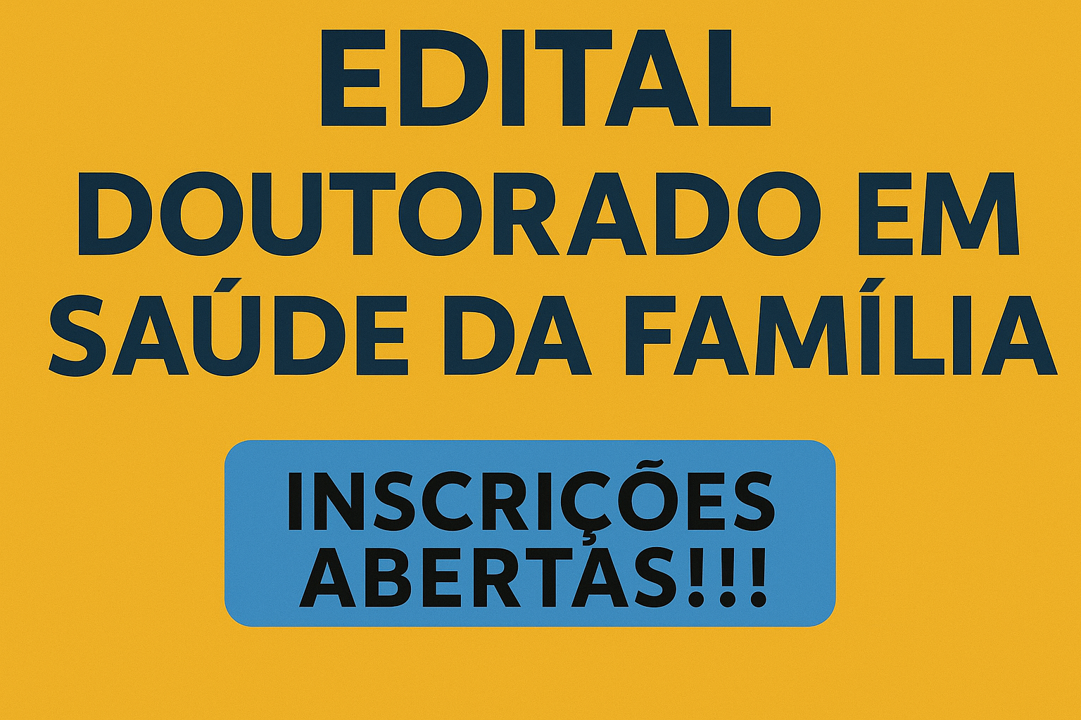 Seleção Doutorado Profissional em Saúde da Família – Turma 2026