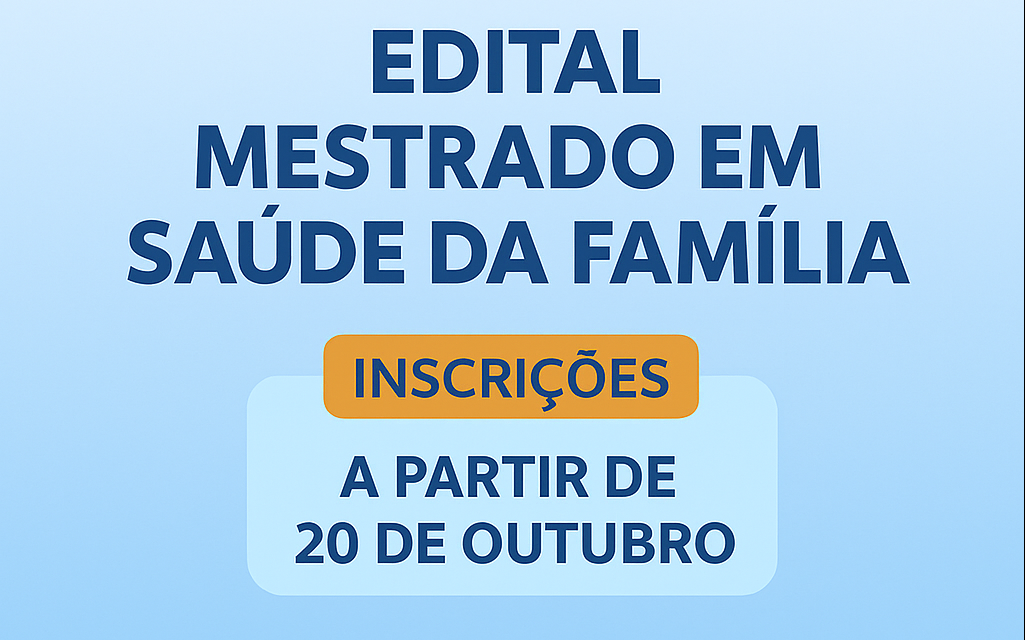Seleção Mestrado Profissional em Saúde da Família – Turma 2026