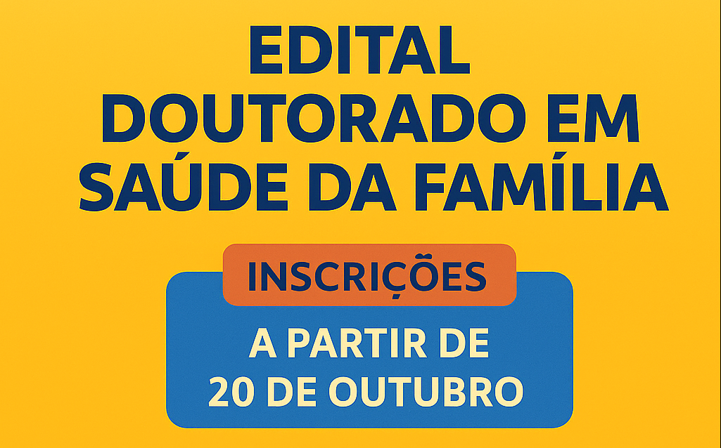 Seleção Doutorado Profissional em Saúde da Família – Turma 2026