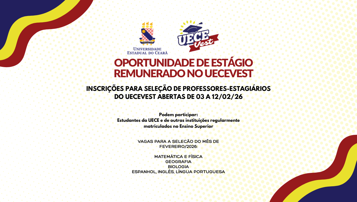 Venha ser professor no UECEVest!