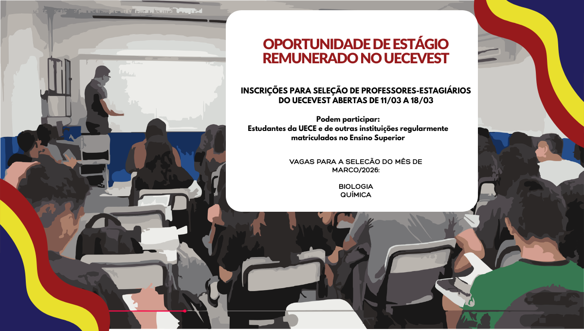 Venha ser professor no UECEVest!