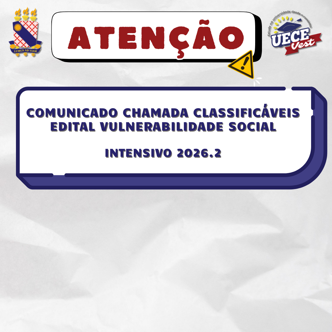 COMUNICADO – Edital Nº 09/2026 – Estudantes bolsistas (12/06/2026 – 11:52