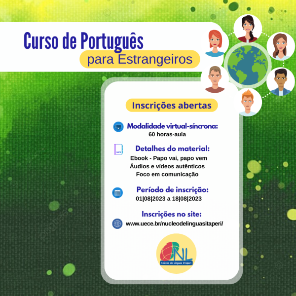 Inscrições abertas para curso de português para estrangeiros (PLAC