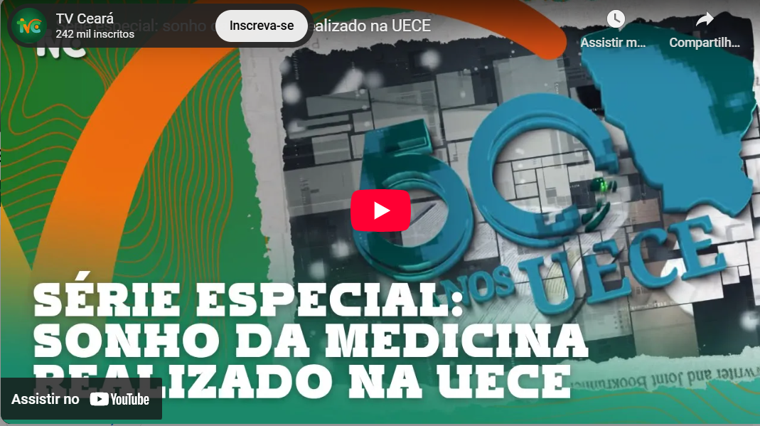 Trajetória de médico formado na Uece é destaque na série especial pelos 50 anos da instituição