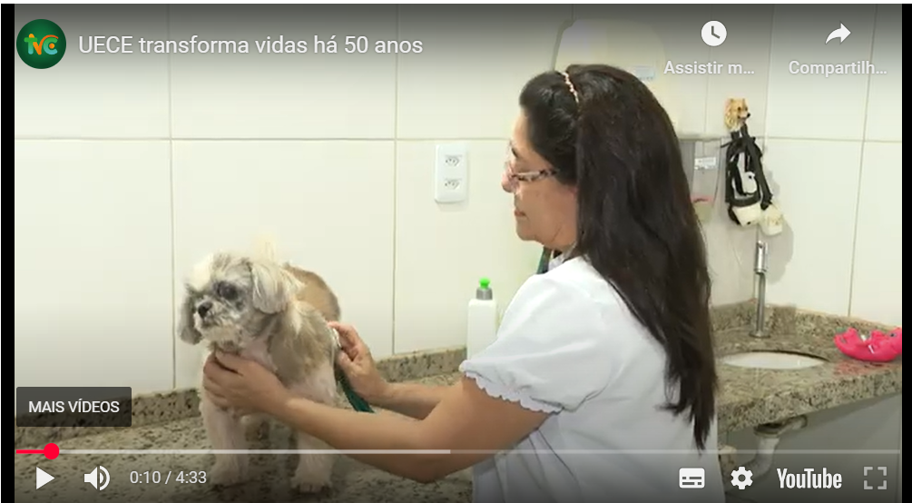 Uece50 anos: conheça a trajetória de ex-aluna que realizou sonho de ser médica veterinária