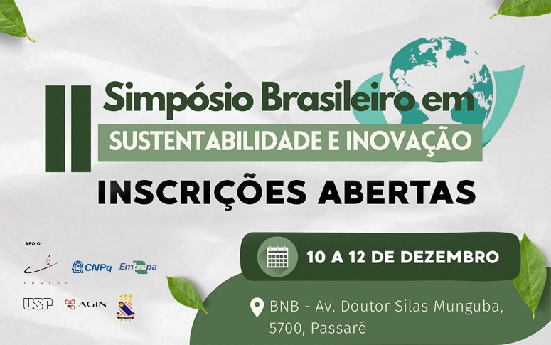 II Simpósio Brasileiro em Sustentabilidade e Inovação acontecerá de 10 a 12 de dezembro
